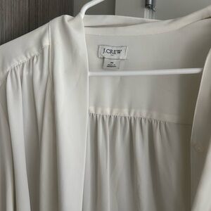 J.Crew Ivory Button-Up Blouse